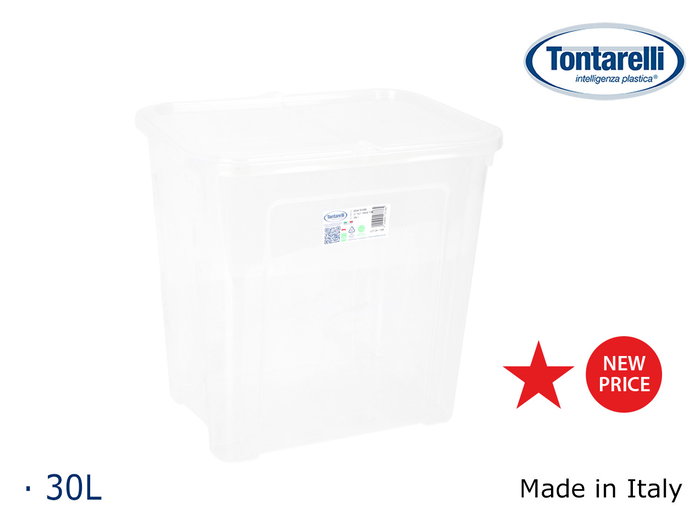 Tontarelli Caja de Almacenaje 30L con Tapa Tontarelli Caja de Almacenaje 30L con Tapa