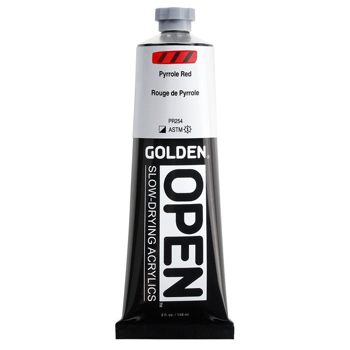 Golden OPEN Colores Acrílicos Rojo Pirrol 148 ml Golden OPEN Colores Acrílicos Rojo Pirrol 148 ml