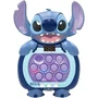 Lexibook Juguete de Empujar Disney Stitch con 10 Burbujas Antiestrés - 6 Modos de Juego, 999 Niveles - Azul - Para +6 Años