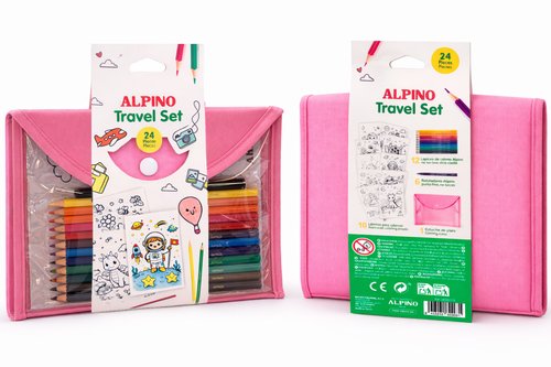 Alpino Set de viaje de lápices de colores de 12 unidades