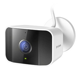 D-Link Cámara de Seguridad IP Exterior DCS-8620LH 2K/4MP, Wi-Fi 2.4/5 GHz, Audio Bidireccional, Sirena 90dB, Visión Nocturna IP65, Compatible con Alexa y Google Assistant