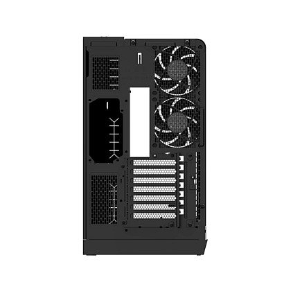 Thermaltake View 390 TG - Caja de PC Torre Media, Juego, Negra, ATX, micro-ATX, Mini-ITX, con Panel de Vidrio Templado, Soporta Gráficas de 46 cm y Ventiladores de 120 mm
