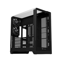 Thermaltake View 390 TG - Caja Gaming Midi-Tower ATX con Panel de Vidrio Templado, Soporte para Mini-ITX y micro-ATX, Color Negro, Material SPCC