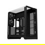 Thermaltake View 390 TG - Caja Gaming Midi-Tower ATX con Panel de Vidrio Templado, Soporte para Mini-ITX y micro-ATX, Color Negro, Material SPCC