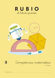 RUBIO Cuaderno A4 Competencia Matemáticas 3 (+8 años)