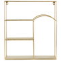 Home Deco Factory Estante de 3 Baldas Mirage Dorado