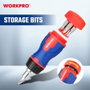 Workpro Destornillador corto de carraca 8 en 1