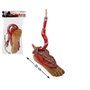 Pie Cercenado Ensangrentado con Gancho 20 cm - Accesorio Decoración Halloween