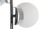 DKD Home Decor Lámpara Sobremesa Moderno Plateado Blanco 26 x 59 x 26 cm