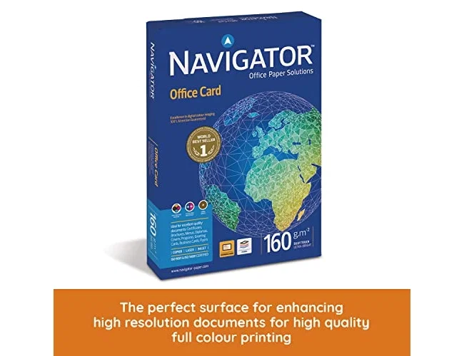 Navigator Office Card Papel A4 160g 250 Hojas Navigator Office Card Papel A4 160g 250 Hojas