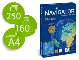 Navigator Papel A4 160 gr Paquete 250 Hojas