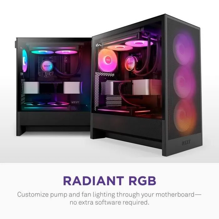 NZXT Kraken Core RGB 240mm AIO Liquid Cooler Negro RL-KR24C-B1 NZXT Kraken Core RGB 240mm AIO Liquid Cooler Negro RL-KR24C-B1
