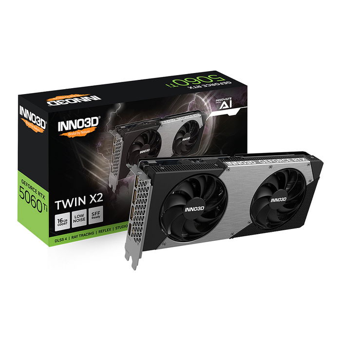 Inno3D RTX 5060 Ti TWIN X2 16GB GDDR7 Tarjeta Gráfica