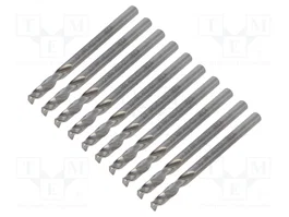 RECA Broca para metal 3,2 mm HSS-Co de 49 mm de longitud