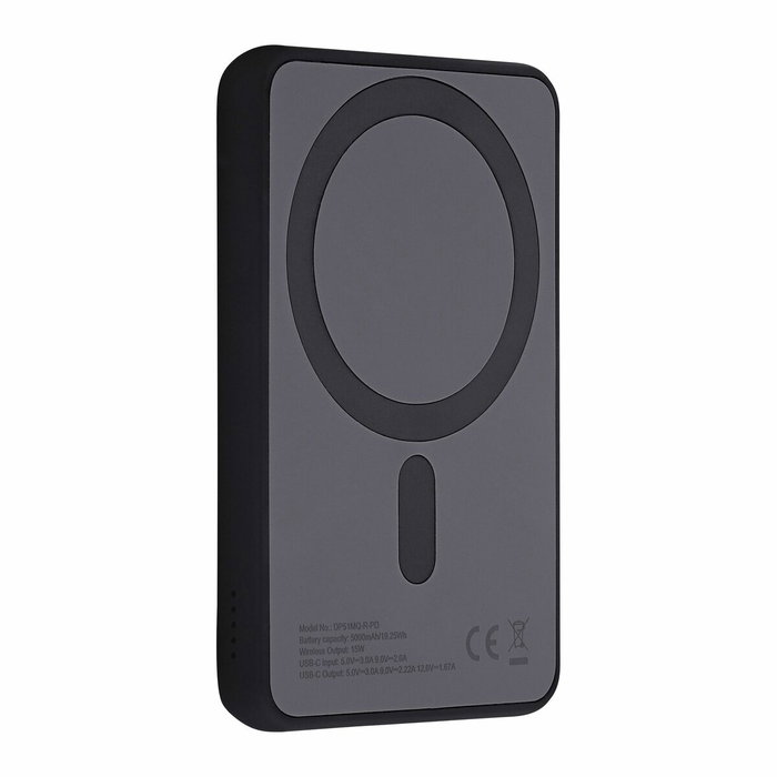 TNB Banco de energía de 5000 mAh compatible con MagSafe - negro