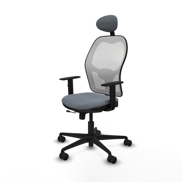 PIQUERAS Y CRESPO Silla de oficina Jorquera Gris y Blanco PIQUERAS Y CRESPO Silla de oficina Jorquera Gris y Blanco