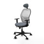 PIQUERAS Y CRESPO Silla de oficina Jorquera Gris y Blanco