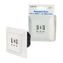 LogiLink Toma de corriente empotrada con 2x USB-A y 1x USB-C