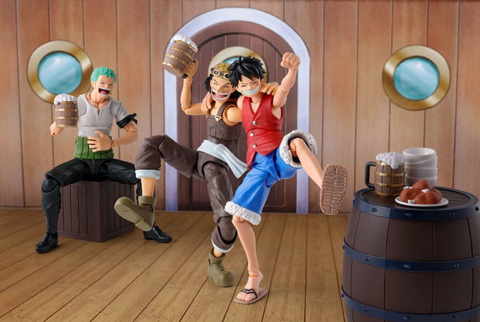 Bandai Tamashii Nations One Piece Accesorios S.H. Figuarts The Straw Hat Crew Party Set Bandai Tamashii Nations One Piece Accesorios S.H. Figuarts The Straw Hat Crew Party Set