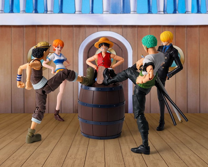 Bandai Tamashii Nations One Piece Accesorios S.H. Figuarts The Straw Hat Crew Party Set Bandai Tamashii Nations One Piece Accesorios S.H. Figuarts The Straw Hat Crew Party Set