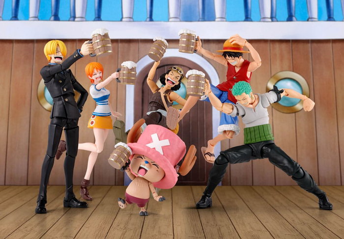 Bandai Tamashii Nations One Piece Accesorios S.H. Figuarts The Straw Hat Crew Party Set Bandai Tamashii Nations One Piece Accesorios S.H. Figuarts The Straw Hat Crew Party Set