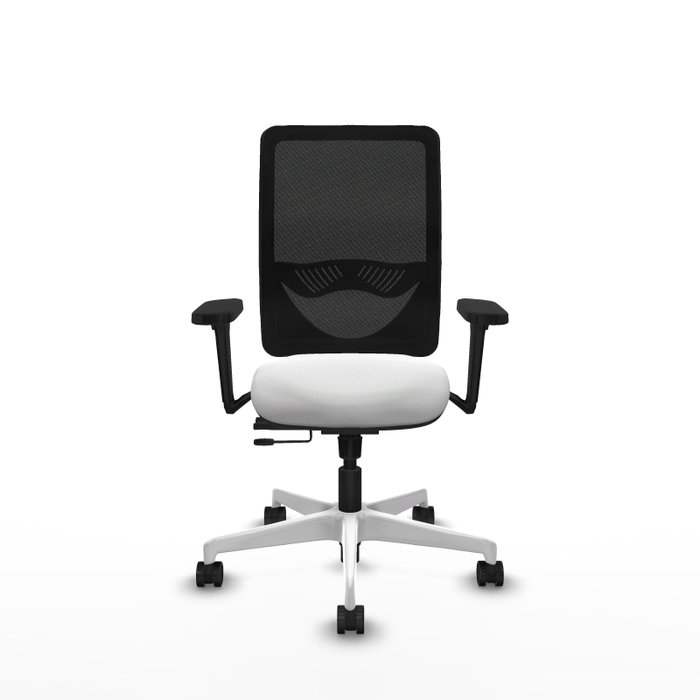 PIQUERAS Y CRESPO Silla de oficina Zulema con Mecanismo Sincro/Traslack Blanco y Negro PIQUERAS Y CRESPO Silla de oficina Zulema con Mecanismo Sincro/Traslack Blanco y Negro