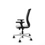 PIQUERAS Y CRESPO Silla de oficina Zulema con Mecanismo Sincro/Traslack Blanco y Negro