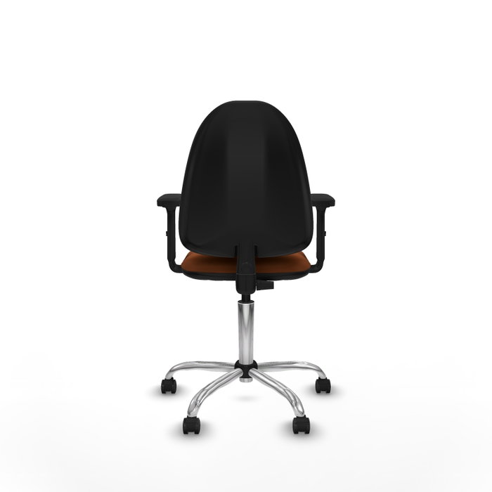 PIQUERAS Y CRESPO Silla de oficina Aýna Marrón con brazos 2D PIQUERAS Y CRESPO Silla de oficina Aýna Marrón con brazos 2D