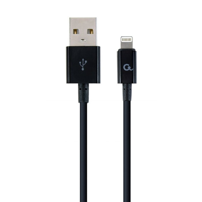 Cablexpert Cable Lightning CC-USB2P-AMLM-1M Negro 1 m Cablexpert Cable Lightning CC-USB2P-AMLM-1M Negro 1 m