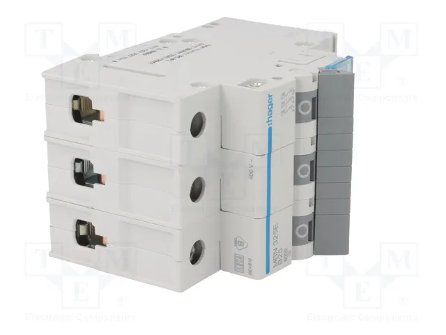 HAGER MBN325E Interruptor magnetotérmico 4 polos 25A 6kA