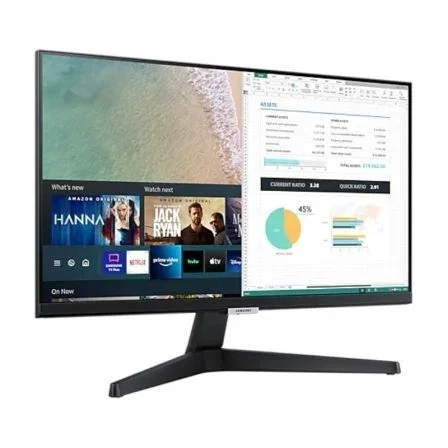 Monitor Inteligente Samsung M5 S24AM506NU 24"/ Full HD/ Smart TV/ Multimedia/ Negro