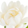 Flor Loto Blanco Artificial Decoración 32 X 32 X 100 cm (Set de 2)