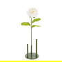 Flor Loto Blanco Artificial Decoración 32 X 32 X 100 cm (Set de 2)