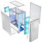 Logic Dart Pro ARGB Mid-Tower Blanco, Ventiladores ARGB, USB-C, mATX, 340 mm GPU