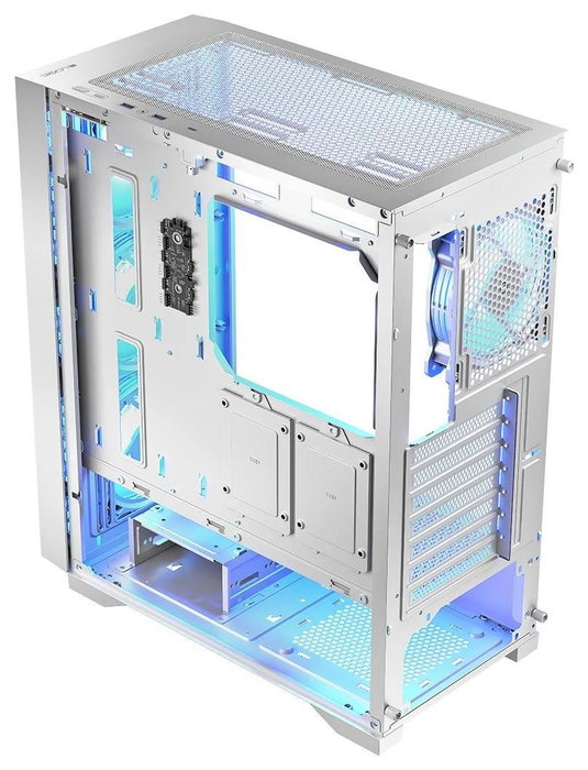 Logic Dart Pro ARGB Mid-Tower Blanco, Ventiladores ARGB, USB-C, mATX, 340 mm GPU Logic Dart Pro ARGB Mid-Tower Blanco, Ventiladores ARGB, USB-C, mATX, 340 mm GPU
