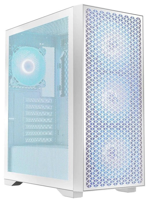 Logic Dart Pro ARGB Mid-Tower Blanco, Ventiladores ARGB, USB-C, mATX, 340 mm GPU