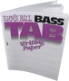 Ernieball Cuaderno De Música Tablatura Bajo