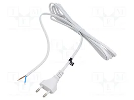 POS Cable de alimentación H03VVH2-F de 3m con enchufe CEE 7/16 (C)