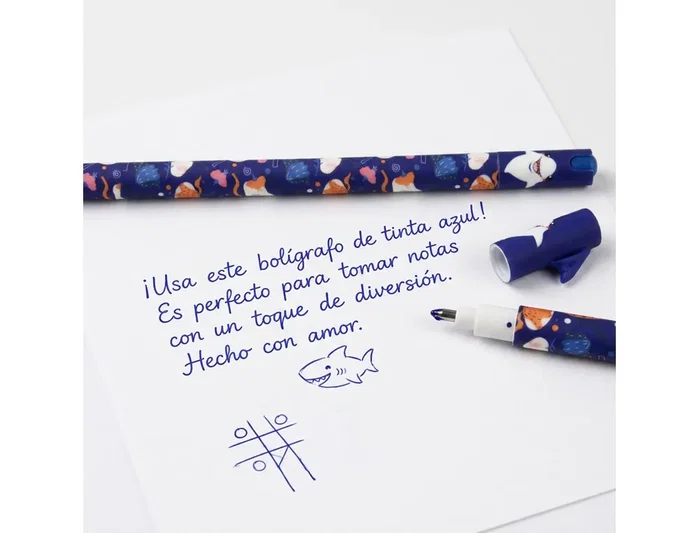 Imaginovo Bolígrafo de Fantasía Tiburón con Tinta Azul Borrable