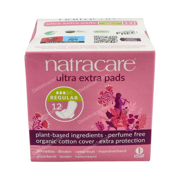 NATRACARE Compresa Normal con Alas Ultra Extra 12 uds. NATRACARE Compresa Normal con Alas Ultra Extra 12 uds.