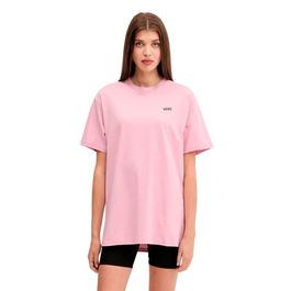 Camiseta de Manga Corta Mujer Vans Rosa L