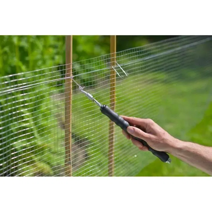 Naturaleza Lote 200 Bridas Acero Galvanizado Trenzadora Alambre L16 cm x Ø1 mm