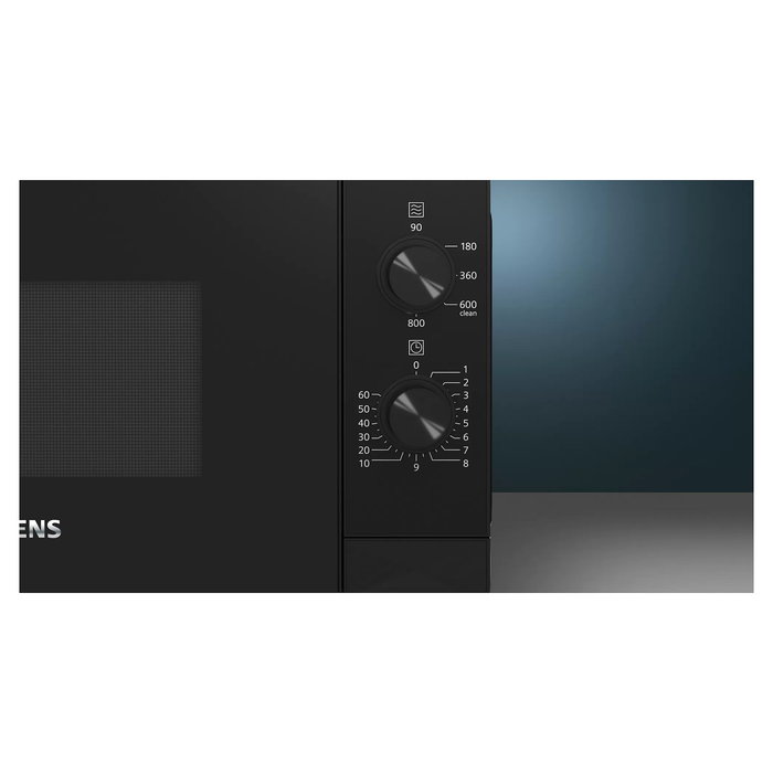 Siemens FF020LMB2 Microondas Solo Encimera iQ300 20 Litros 800W Negro Siemens FF020LMB2 Microondas Solo Encimera iQ300 20 Litros 800W Negro