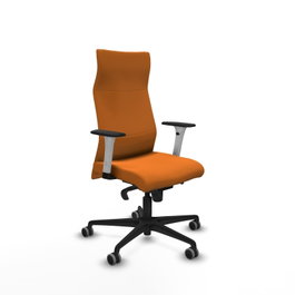 PIQUERAS Y CRESPO Sillón Albacete Naranja con Mecanismo Sincro