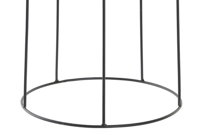 DKD Home Decor Macetero Colonial Natural Negro 30 x 62 x 30 cm