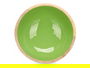 Giftdecor Bol Madera Mango Verde 24 cm (Set de 6)