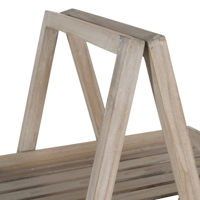Ixia Estantería Natural de Madera de Abeto 120 x 42 x 153 cm