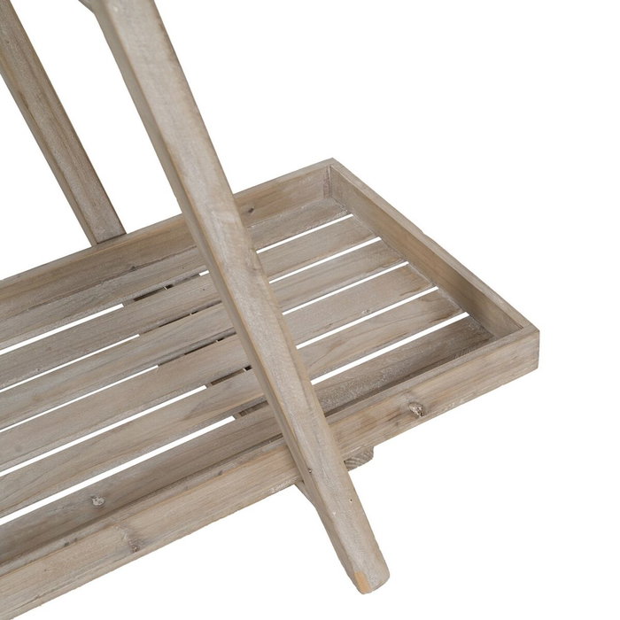 Ixia Estantería Natural de Madera de Abeto 120 x 42 x 153 cm