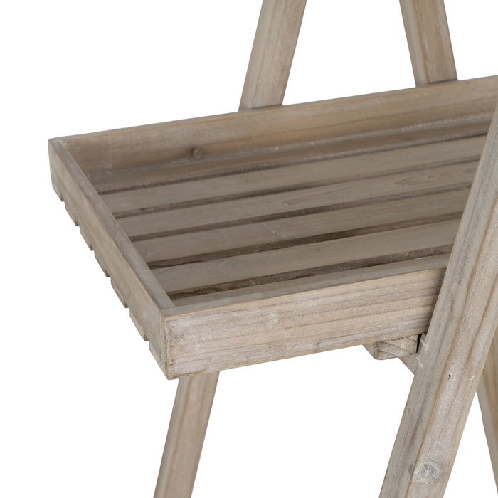 Ixia Estantería Natural de Madera de Abeto 120 x 42 x 153 cm