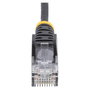 StarTech.com N6PAT25CMBKS Cable de red Cat6 U/UTP de 0,25 m RJ-45 a RJ-45